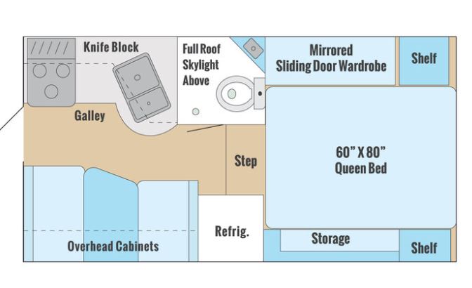 2022 ALP ADVENTURER 86FB, , floor-plans-day image number 0